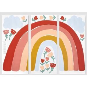 Pillowfort 17x39" Oversized Rainbow Kids' Wall Decal